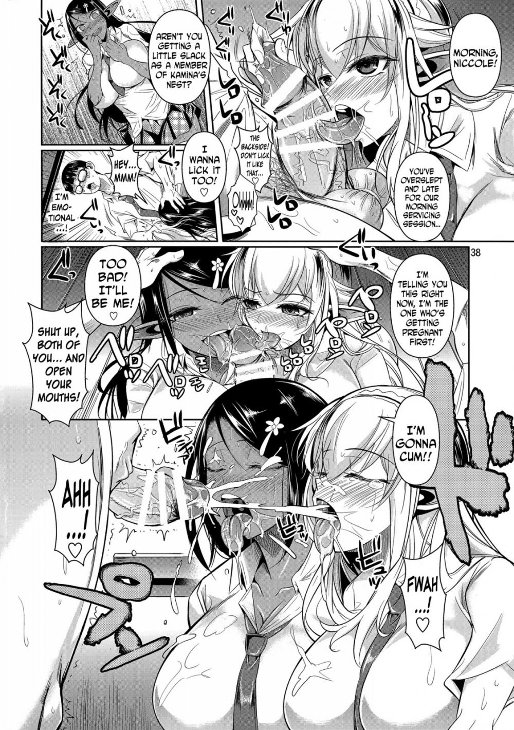 Hentai Manga Comic-High Elf x High School White x Black-Read-39